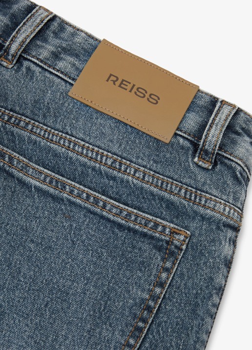 Reiss Manhattan straigt let jeans met steekzakken - detail 5 indigo