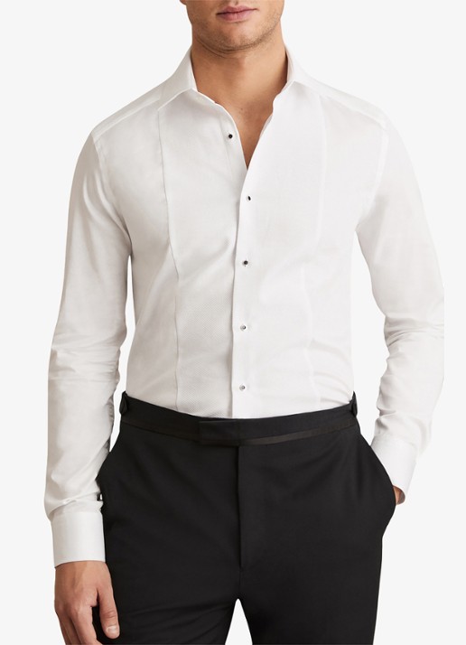 Reiss Marcel regular fit overhemd met structuur