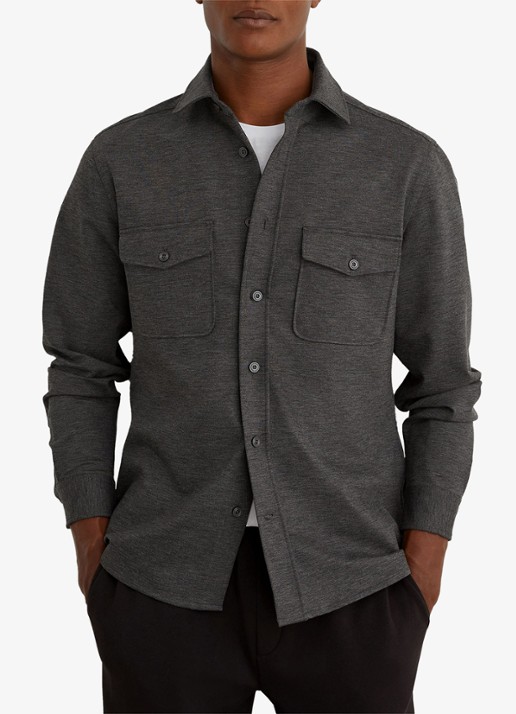 Reiss Mcshane overshirt met borstzakken