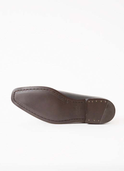 Reiss Mead veterschoen van leer - detail 5 zwart