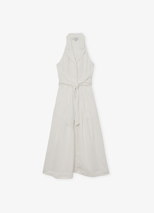 Reiss Midi jurk met halter