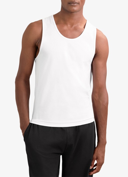 Reiss Monty singlet van katoen in 2-pack - detail 3 wit