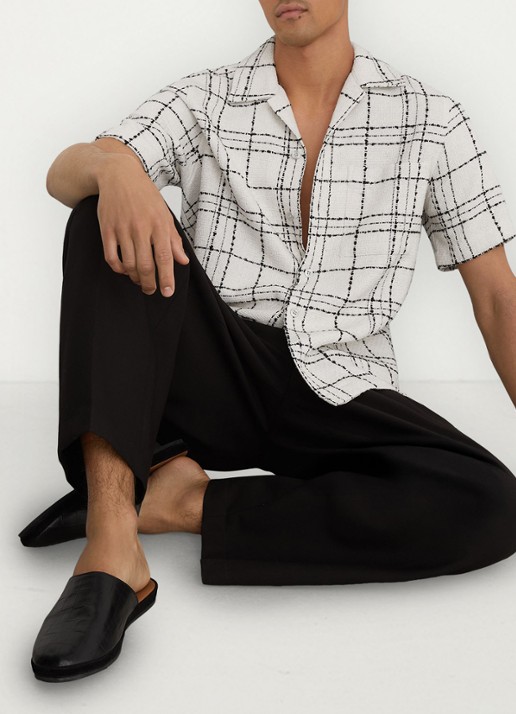Reiss Moran regular fit overhemd met ruitdessin - detail 2 wit