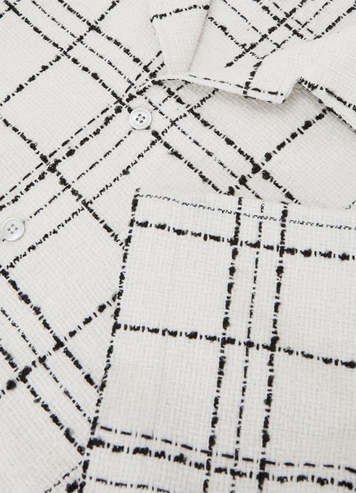 Reiss Moran regular fit overhemd met ruitdessin - detail 4 wit