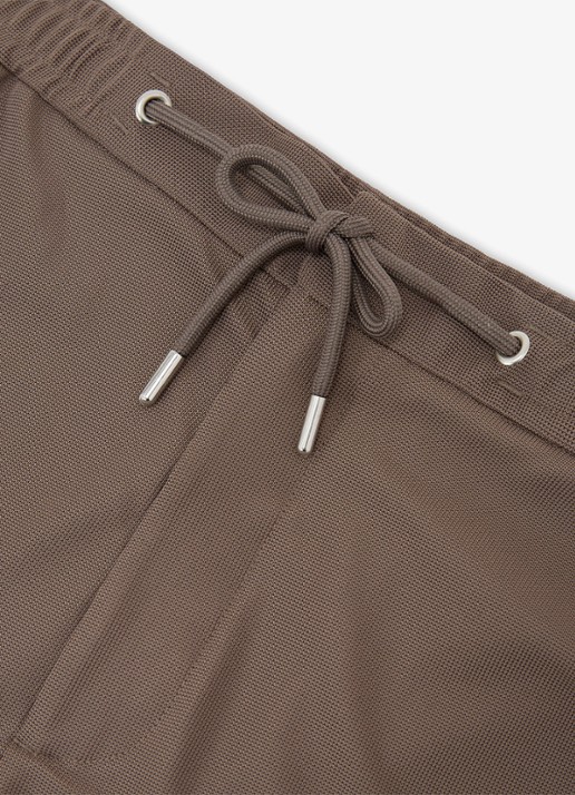 Reiss Newmark straight fit korte broek met steekzakken - detail 6 bruin