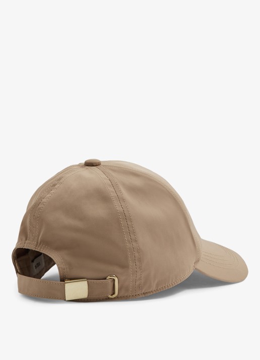 Reiss Nicole pet met logoborduring  - achterkant 4 taupe