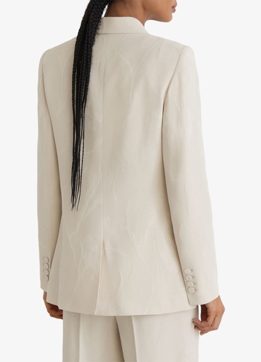 Reiss Ottie double-breasted blazer met klepzakken - achterkant 3 wit