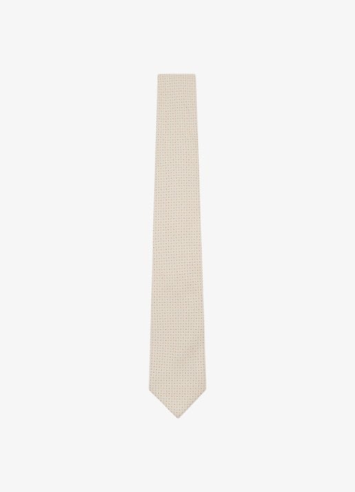 Reiss Ovale stropdas van zijde met print