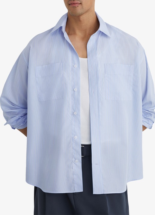 Reiss Ovante overshirt van lyocell