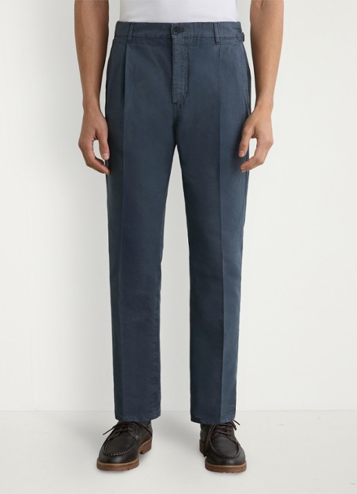 Reiss Pablo tapered fit pantalon in linnenblend