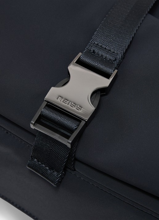 Reiss Pascal Technical Roll-Top rugzak met logo - detail 5 navy / blauw