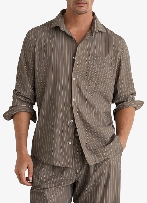 Reiss Peake regular fit overhemd met streepprint