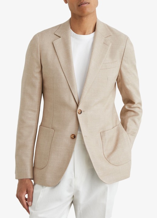 Reiss Pelmet regular fit colbert in wolblend met opgestikte zakken