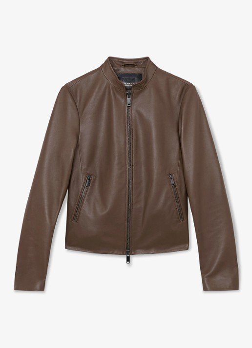 Reiss Petite Allie lerenjas van schapenleer - voorkant 5 beige