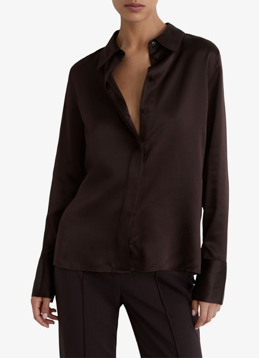 Reiss Petite ameira blouse van zijde