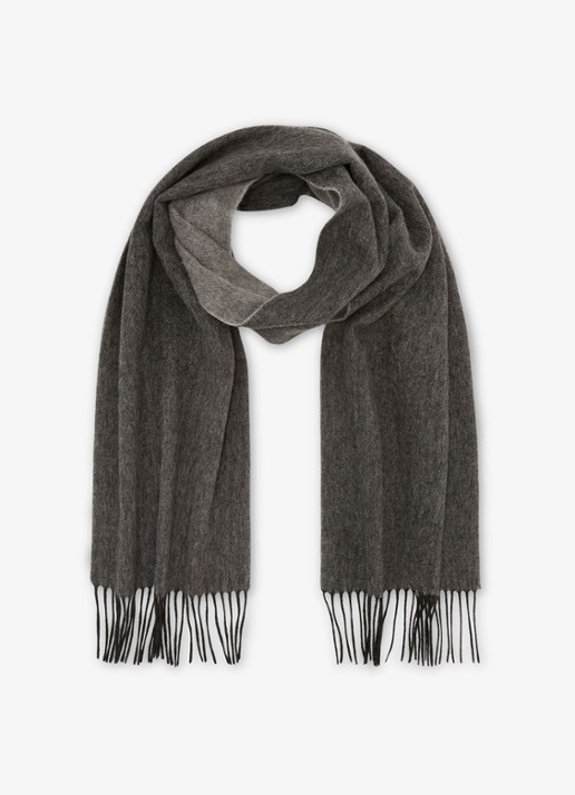 Reiss Picton sjaal in kasjmierblend 180 x 31 cm