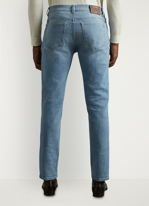Reiss Picton slim fit jeans met stretch - achterkant indigo