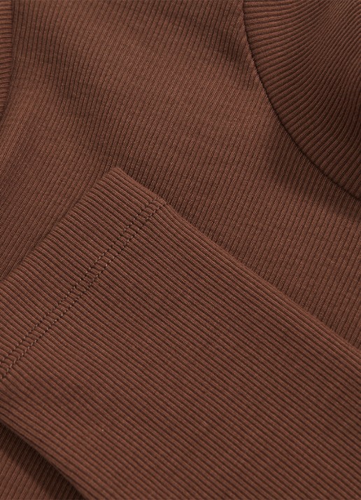 Reiss Polly longsleeve met stretch - detail 4 camel