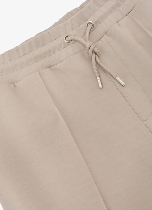 Reiss Premier Premium tapered fit joggingsbroek met steekzakken - detail 4 beige