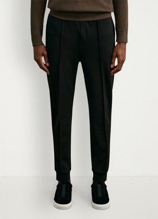 Reiss Premier tapered fit joggingbroek met trekkoord