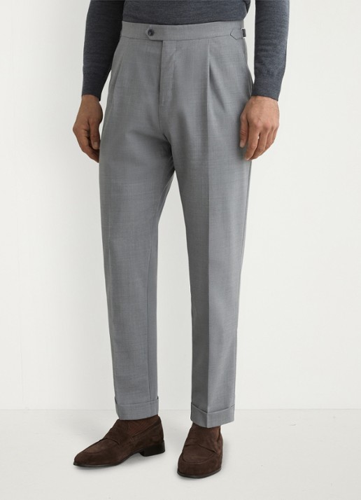 Reiss Promise Adjuster pantalon in wolblend met steekzakken