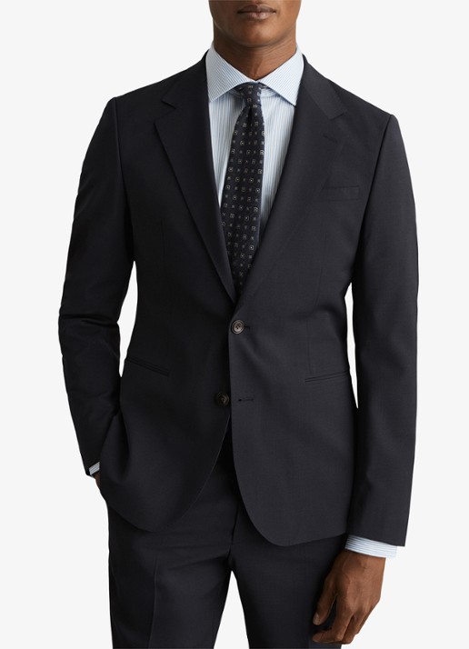 Reiss Promise slim fit colbert in wolblend