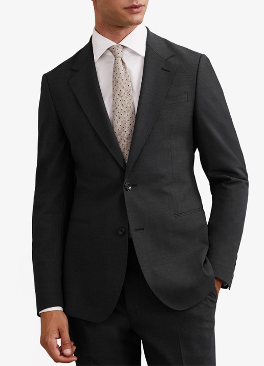 Reiss Promise slim fit colbert in wolblend