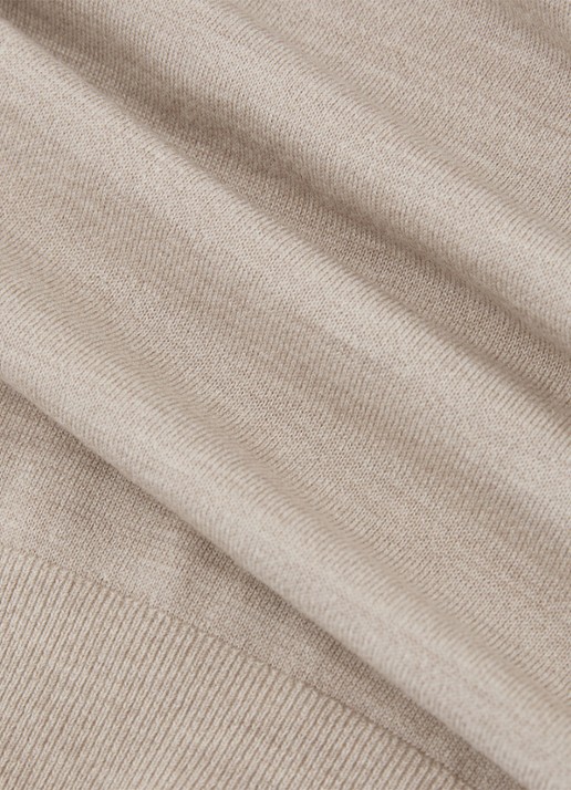 Reiss Regular fit polo met gemêleerd dessin - detail 6 beige