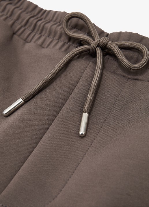 Reiss Reid straight fit korte broek met steekzakken - detail 6 lichtbruin