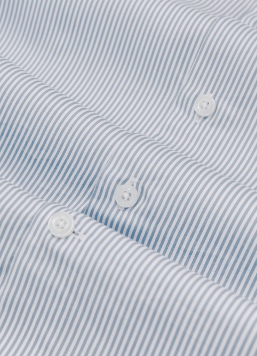 Reiss Remote regular fit overhemd met streepprint - detail 6 lichtblauw