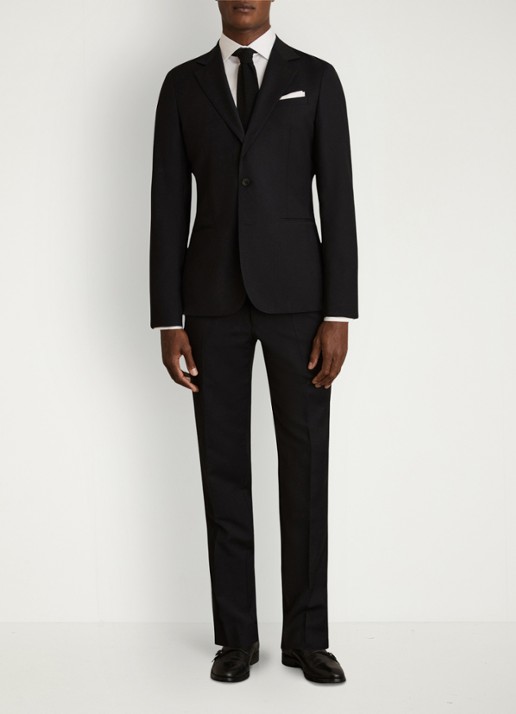Reiss Remote slim fit overhemd met cut-away kraag - voorkant 3 wit