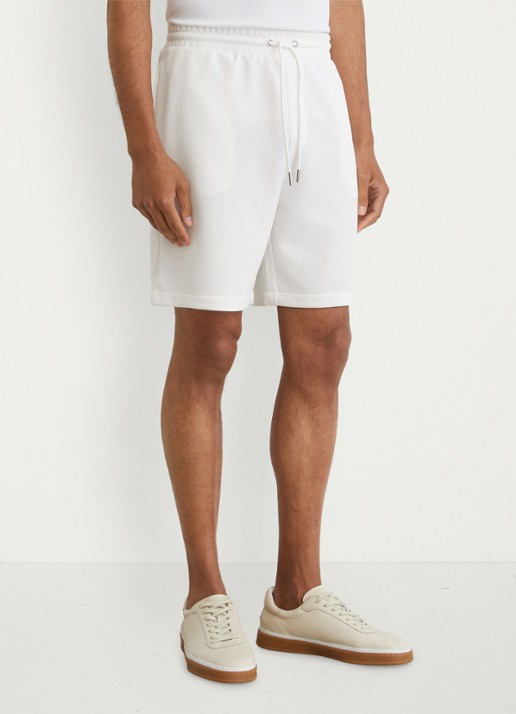Reiss Renly straight fit korte joggingbroek met wafelstructuur
