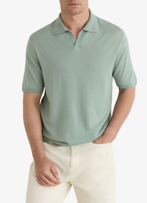 Reiss Rook regular fit polo met structuur