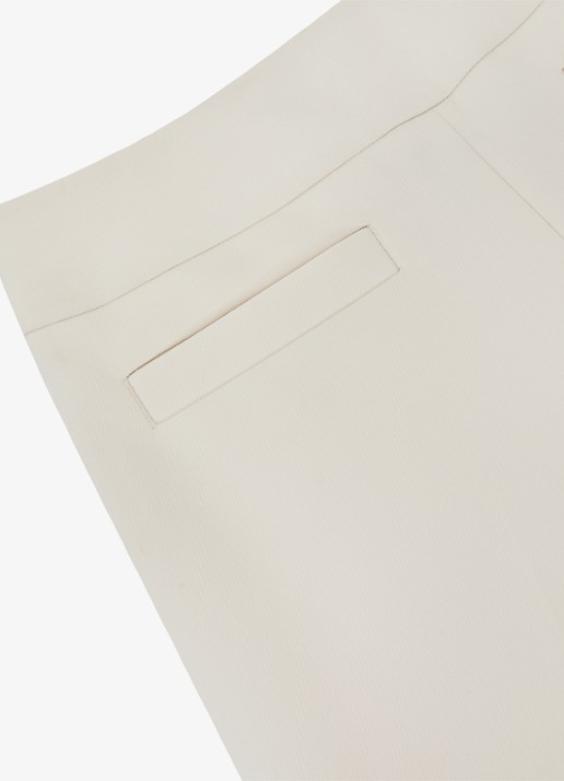 Reiss Rosemary high waist straight fit pantalon - detail 5 creme