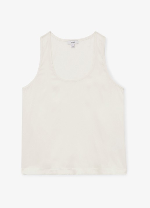 Reiss Ruby top van zijde - voorkant 2 wit