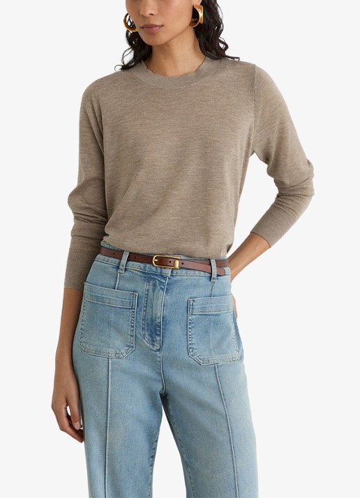 Reiss Sadie fijngebreide pullover in merino wolblend