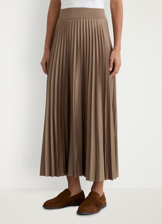 Reiss Seren geplooide midirok