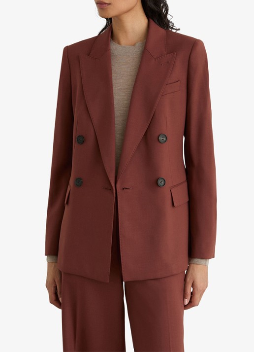 Reiss Solene double-breasted blazer met klepzakken