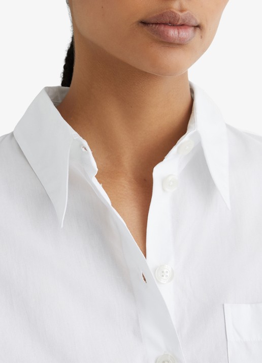 Reiss Solenge blouse met borstzak - detail 5 wit