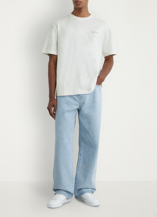 Reiss Splash T-shirt met front- en backprint - voorkant 6 white / wit