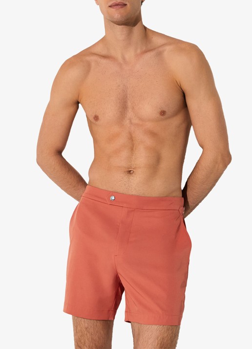 Reiss Sun zwemshort met steekzakken - detail 5 orange