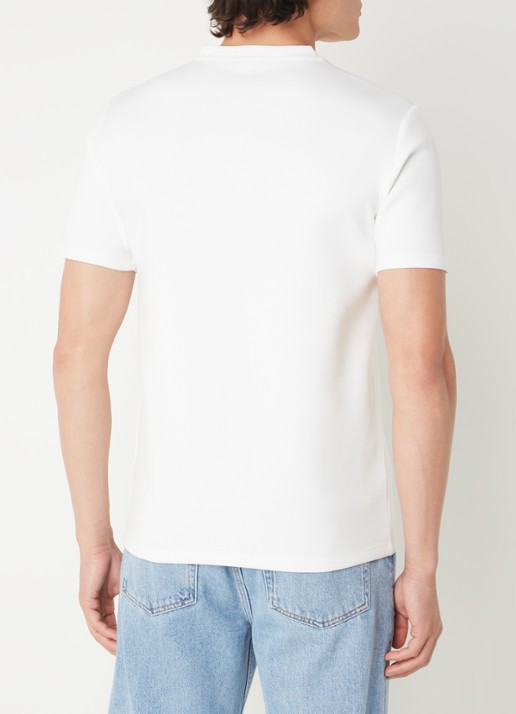 Reiss T-shirt van scuba - achterkant white / wit