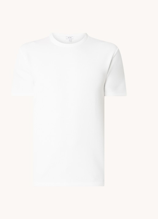 Reiss T-shirt van scuba - voorkant 2 white / wit