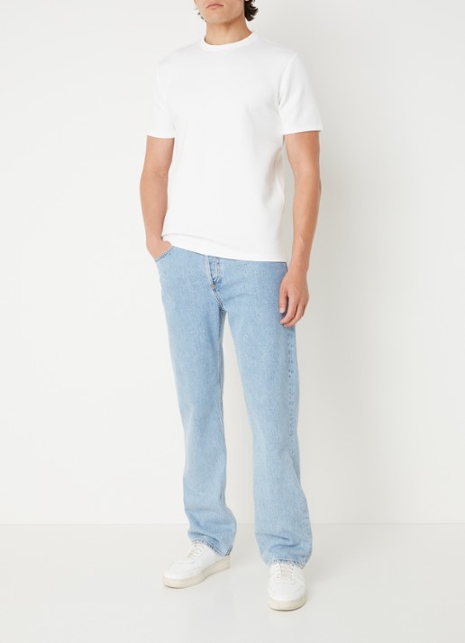 Reiss T-shirt van scuba - voorkant 3 white / wit