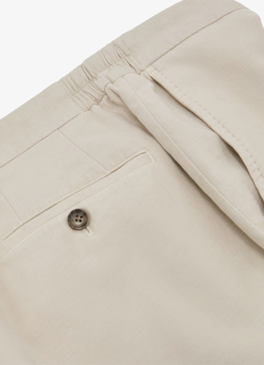 Reiss Tapered fit pantalon met steekzakken - detail 4 stone / beige