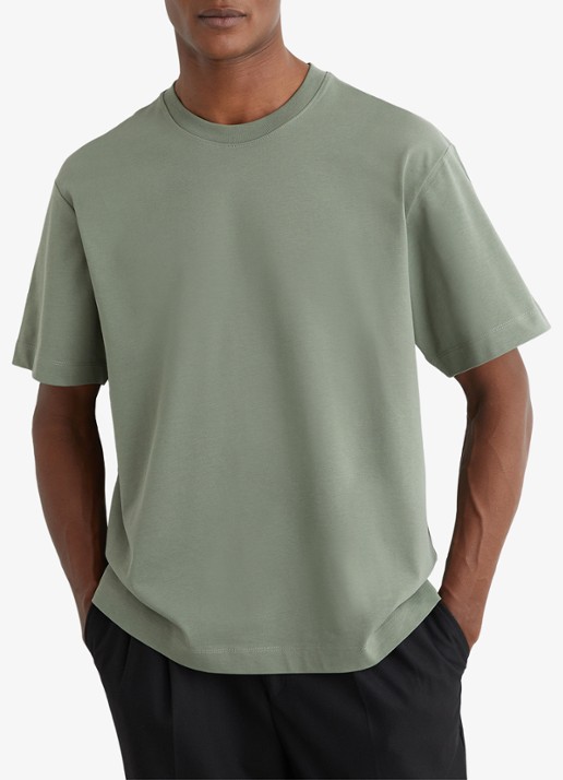 Reiss TATE Cotton Pigment-Dyed Relaxed-Fit T-Shirt