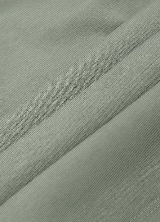 Reiss TATE Cotton Pigment-Dyed Relaxed-Fit T-Shirt - detail 6 groen