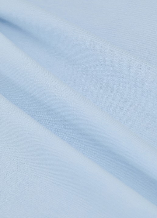 Reiss TATE Cotton Pigment-Dyed Relaxed-Fit T-Shirt - detail 4 lichtblauw