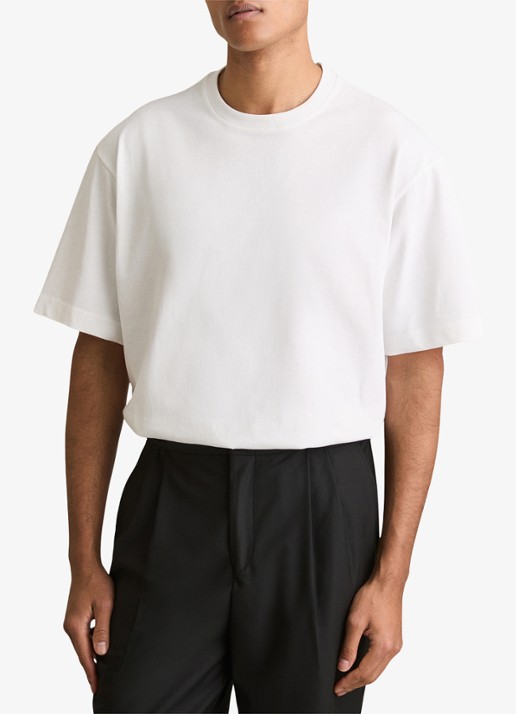 Reiss Tate oversized T-shirt met ronde hals