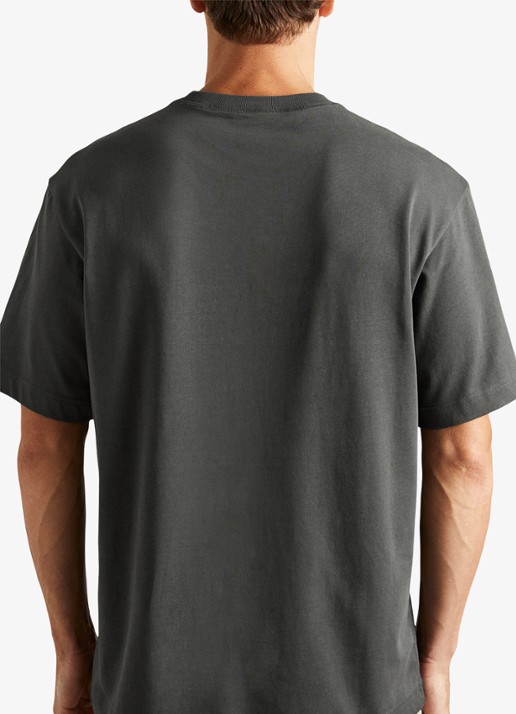 Reiss Tate T-shirt met ronde hals  - achterkant antraciet